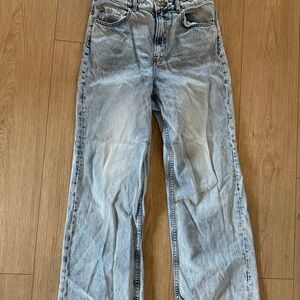 Wide leg Blue Denim Jeans H&M